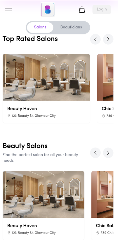 Customer App Screenshot